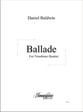 BALLADE FROM NEOTERIC SUITE TROMBONE QUARTET cover